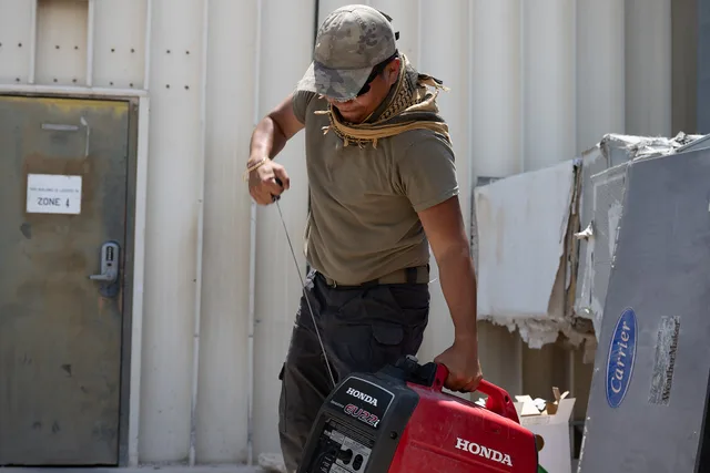 A heating, ventilation and air conditioning technician assigned to the 379th Expeditionary Civil Engineer Squadron powers on a generator at an undisclosed location within the U.S. Central Command area of responsibility, June 26, 2024. The generator provides temporary power for the tools the technici. The HVAC contractor equipment list, priced by priority