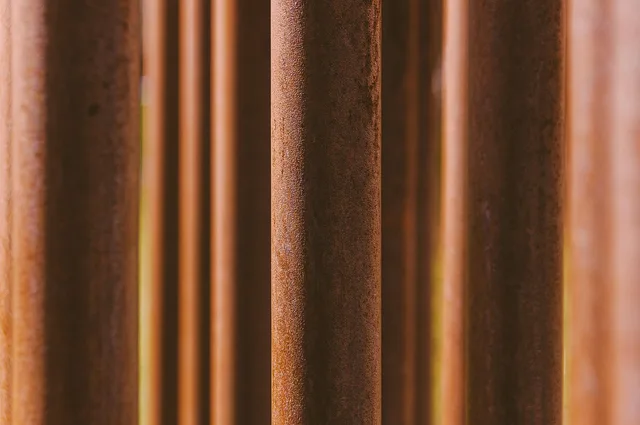 iron bars, metal, surface, rust, texture, orange, metal, rust, rust, texture, texture, texture, texture, texture. Rust in Ductwork Replacement Cost: Repair Options to Compare